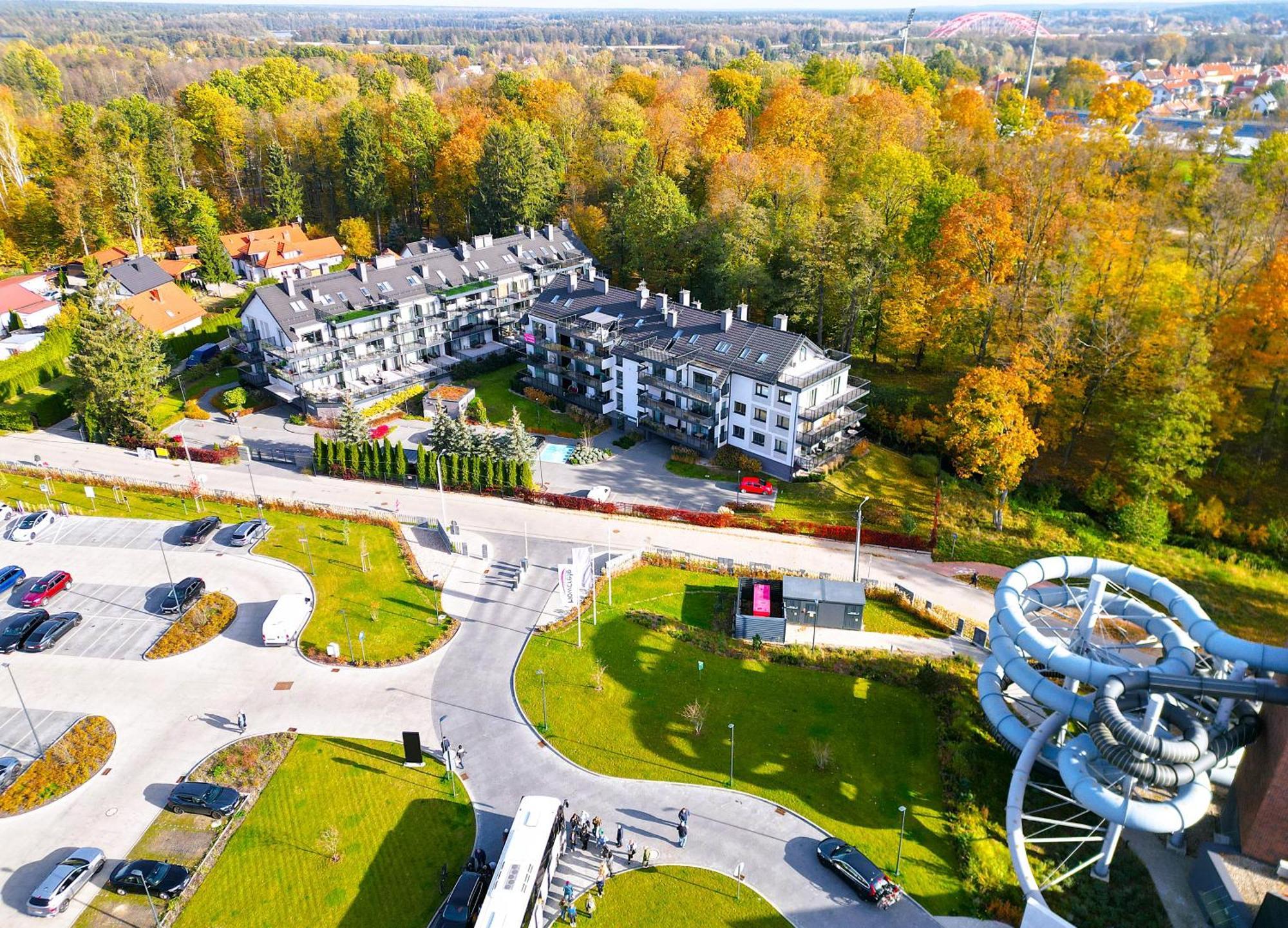 Lake Apart Ostroda - Widok, Przy Plazy, Aquapark, Parking Podziemny, Winda, Netflix Exteriör bild