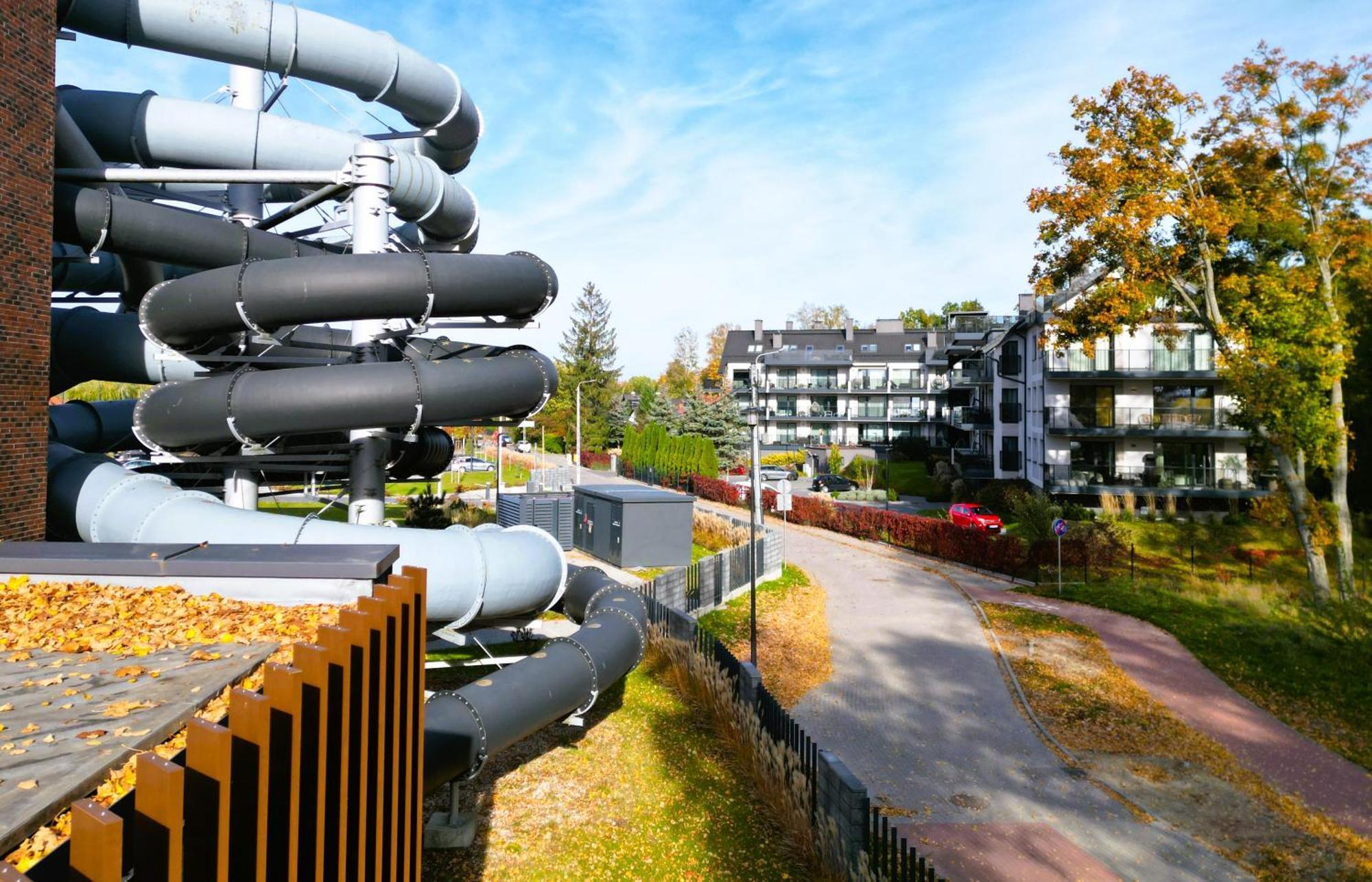 Lake Apart Ostroda - Widok, Przy Plazy, Aquapark, Parking Podziemny, Winda, Netflix Exteriör bild