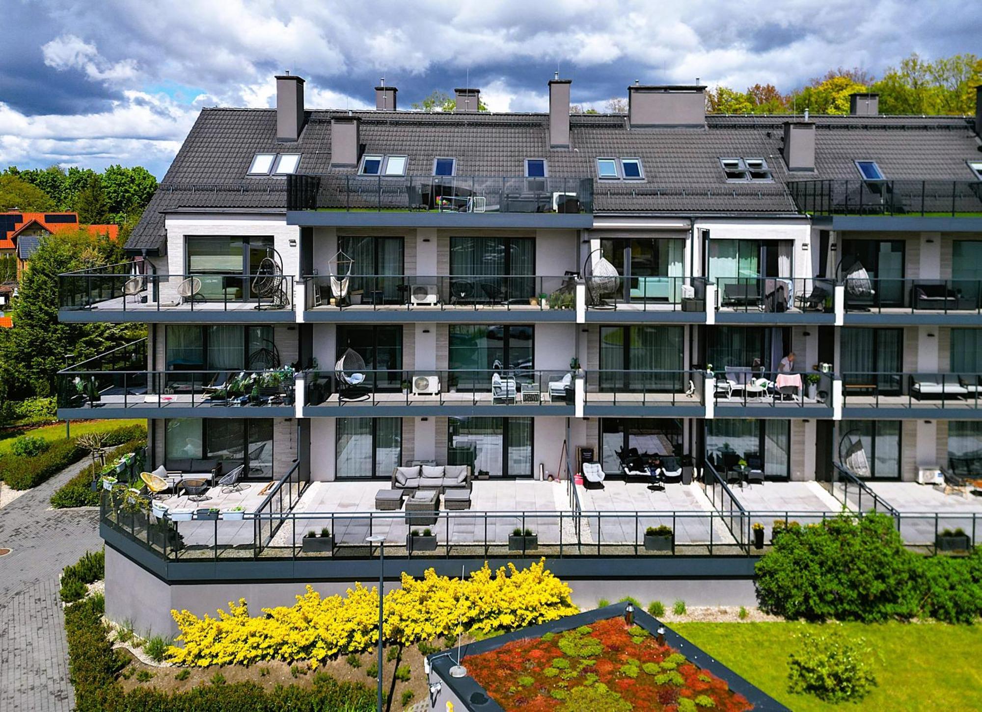 Lake Apart Ostroda - Widok, Przy Plazy, Aquapark, Parking Podziemny, Winda, Netflix Exteriör bild